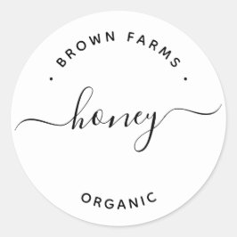 Produktkennzeichnung Runder Aufkleber