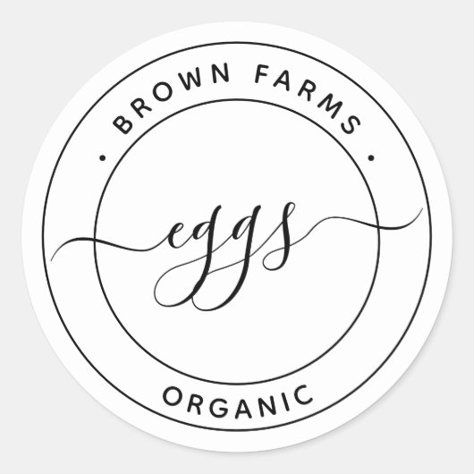 Produktkennzeichnung Runder Aufkleber (Vorderseite)