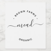 Produktkennzeichnung Weinetikett (Einzelnes Label)