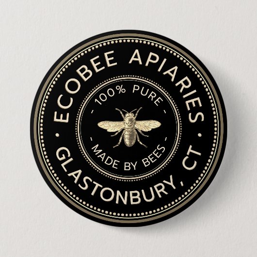 Produktschaltfläche für Imker Button (Vorderseite)