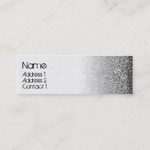 PRODUKTschwarzes Mini Visitenkarte