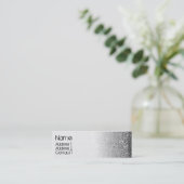 PRODUKTschwarzes Mini Visitenkarte (Stehend Vorderseite)