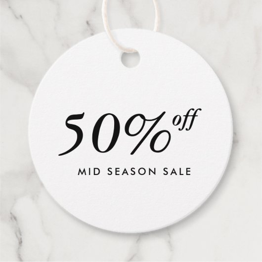 Produktverkaufsmarke Geschenkanhänger (Vorderseite)