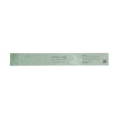 Produktverpackung Sage Green Greenerary Soap Wrap Einladungsbanderole (Flach)