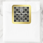 Produktverpackungen für benutzerdefinierte Logos - Quadratischer Aufkleber (Tasche)