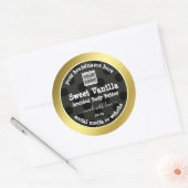 Produktverpackungen für benutzerdefinierte Logos - Runder Aufkleber (Umschlag)