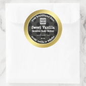 Produktverpackungen für benutzerdefinierte Logos - Runder Aufkleber (Tasche)