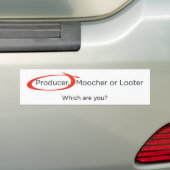 Produzent, Moocher oder Plünderer Autoaufkleber (Auf Auto)