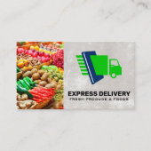 produzieren | Express-Zustellservice Visitenkarte (Vorderseite)