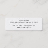 produzieren mini visitenkarte (Rückseite)