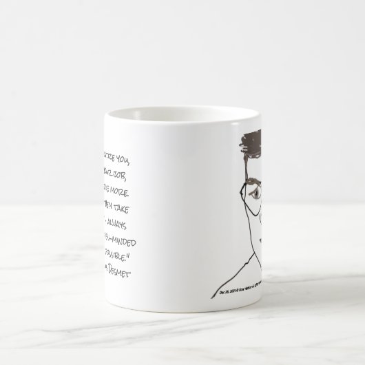 Prof. Mattias Desmet Quote Tasse von RoseWrites (Mittel)