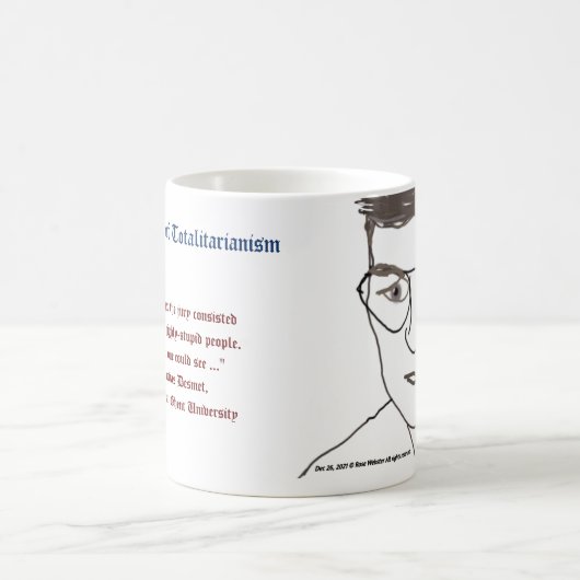 Prof. Mattias Desmet-Tasse von RoseWrites Kaffeetasse (Mittel)