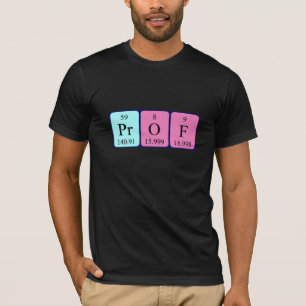 Prof. Periodenname Shirt