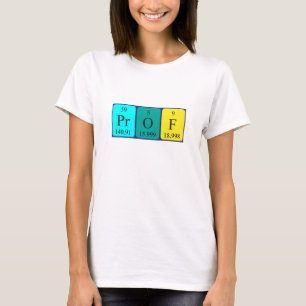 Prof. Periodenname Shirt
