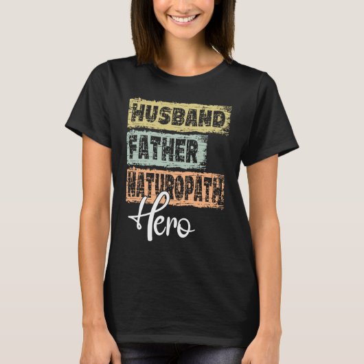 Profesdad dad hero Vater Naturopath 1 T-Shirt (Vorderseite)