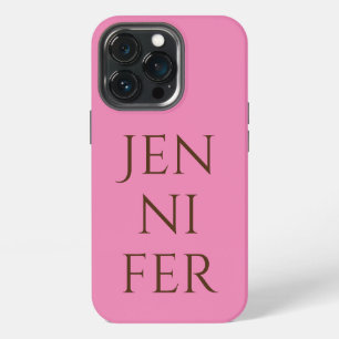 Profesioneller Minimalist, fügen Sie Ihren Namen h iPhone 13 Pro Hülle
