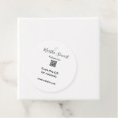 Profession add QR code details website company bus Geschenkanhänger (Beispiel)