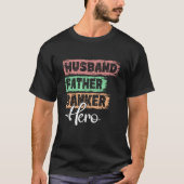 Profession dad hero father Banker  1 T-Shirt (Vorderseite)