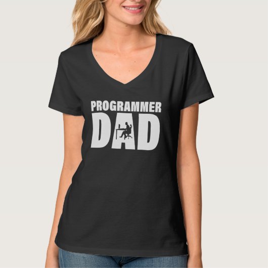 Profession Job For Men Programmer Dad T-Shirt (Vorderseite)