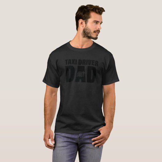 Profession Job For Men - Taxi Driver Dad Premium T-Shirt (Vorne ganz)