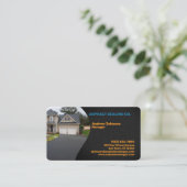 Professional Asphalt Driveway Sealing Company Visitenkarte (Stehend Vorderseite)
