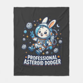 Professional Asteroid Dodger Bunny Fleecedecke (Vorderseite)