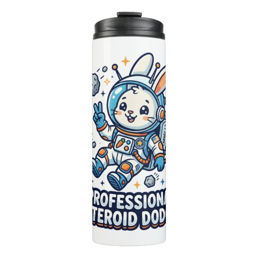 Professional Asteroid Dodger Bunny Thermosbecher (Vorderseite)