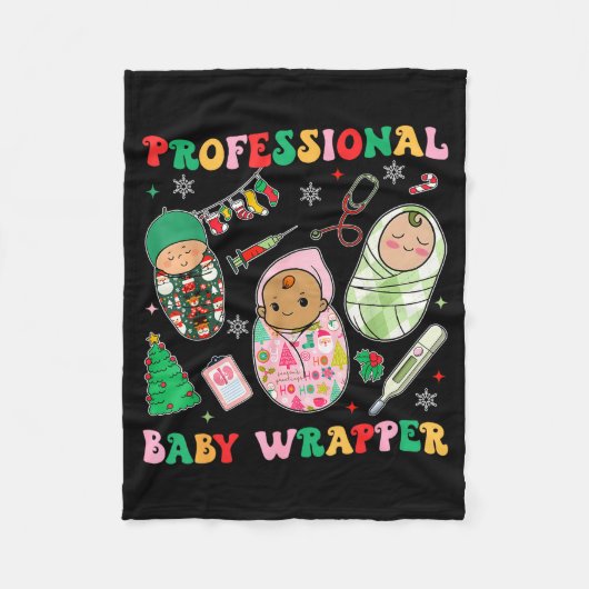 Professional Baby Wrappers Nicu Mother Baby Nurse Fleecedecke (Vorderseite)