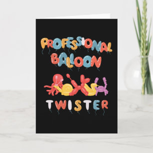 Professional Balloon Twister Balloon Karte