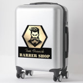 Professional Barber Shop black&gold Aufkleber (Koffer)