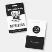 Professional Bodyguard ID Private Sicherheitsauswe Ausweis (Vorder- & Rückseite)
