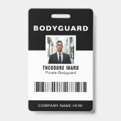 Professional Bodyguard ID Private Sicherheitsauswe Ausweis (Vorderseite)