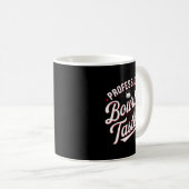 Professional Bourbon Taster Funny Drinking Whiskey Kaffeetasse (VorderseiteRechts)