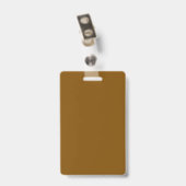 Professional Brown Identification Card Ausweis (Rückseite mit Clip)