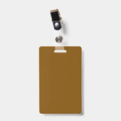 Professional Brown Identification Card Ausweis (Vorderseite mit Clip)