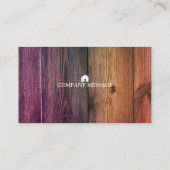 Professional Builder Carpenter Tools Woodworking B Visitenkarte (Rückseite)