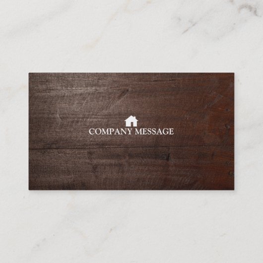 Professional Builder Carpenter Tools Woodworking  Visitenkarte (Rückseite)