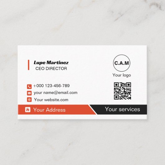 Professional business card visitenkarte (Vorderseite)