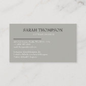 Professional business cards, editable template  visitenkarte (Rückseite)