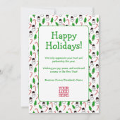 Professional Business Customer Holiday Card Feiertagskarte (Vorderseite)