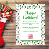 Professional Business Employee Holiday Card Feiertagskarte