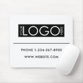 Professional Business Logo Contact Details Simple Mousepad