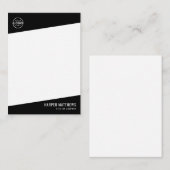 Professional Business Logo Mitteilungskarte (Vorne/Hinten)