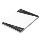 Professional Business Logo Notizblock (Rotiert)