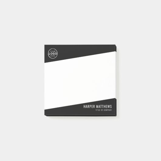 Professional Business Logo Post-it Klebezettel (Vorderseite)