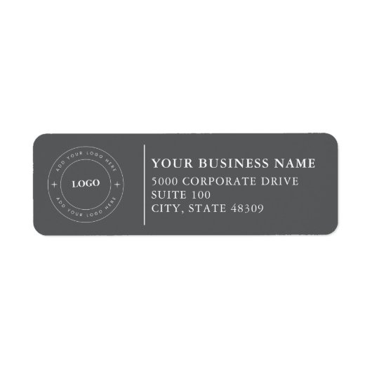  Professional Business Logo  Return Address Label (Vorne)