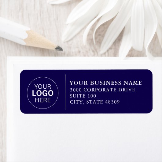  Professional Business Logo  Return Address Label (Insitu)