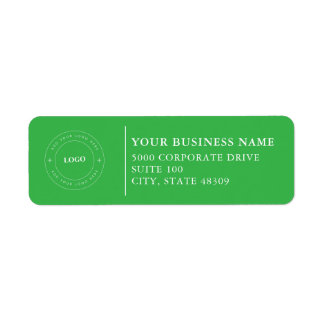 Professional Business Logo Return Address Label