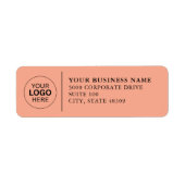  Professional Business Logo  Return Address Label (Vorne)
