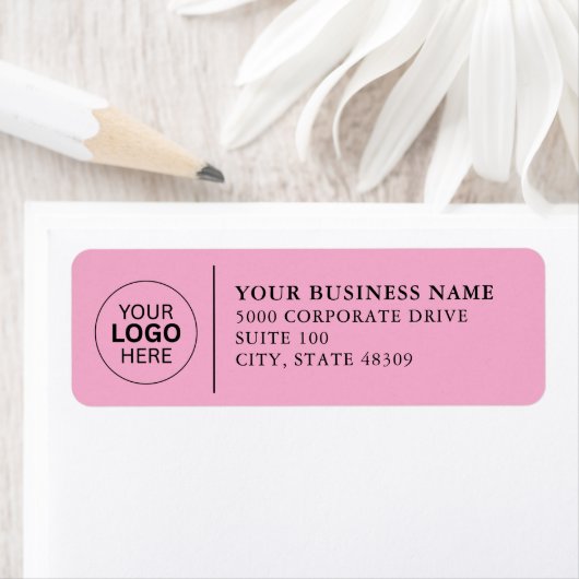 Professional Business Logo Return Address Labels (Insitu)